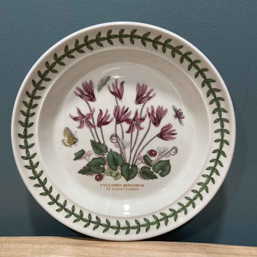 Portmeirion Botanic Garden Bread Butter Plate 7 1/4" Cyclamen